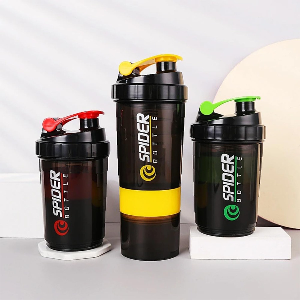 Protein Bar - 3 lớp Shaker protein Chai Bột