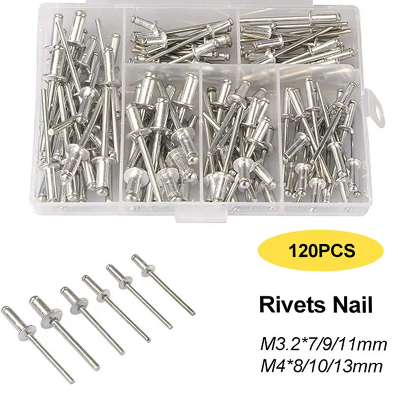 120Pcs Rivets / Heavy Duty Riv - đánh giá và giá Nuts Mix