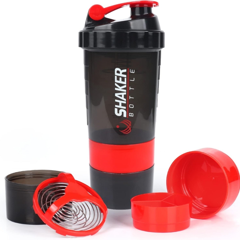 3 lớp Shaker protein Chai Bột  - đánh giá và giá Protein Bar