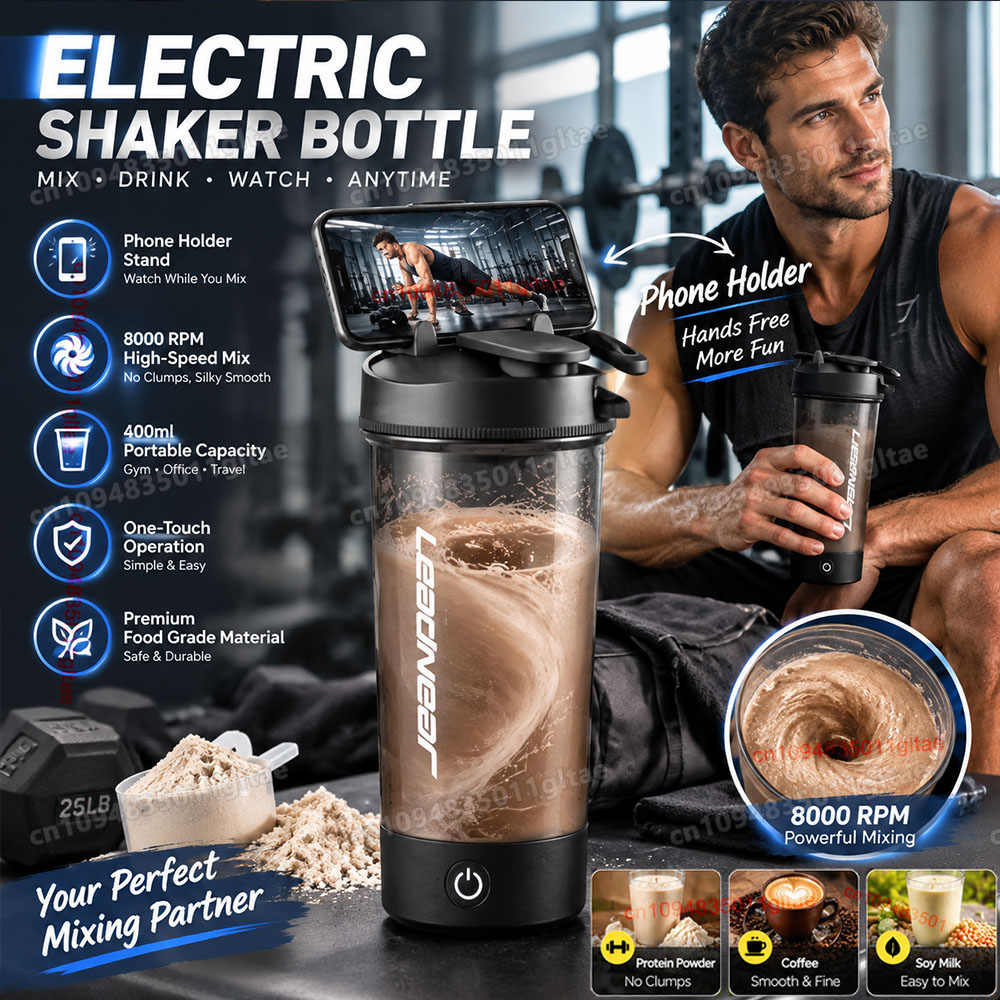400-700ml Electric Shaker Cup  - đánh giá và giá Protein Bar