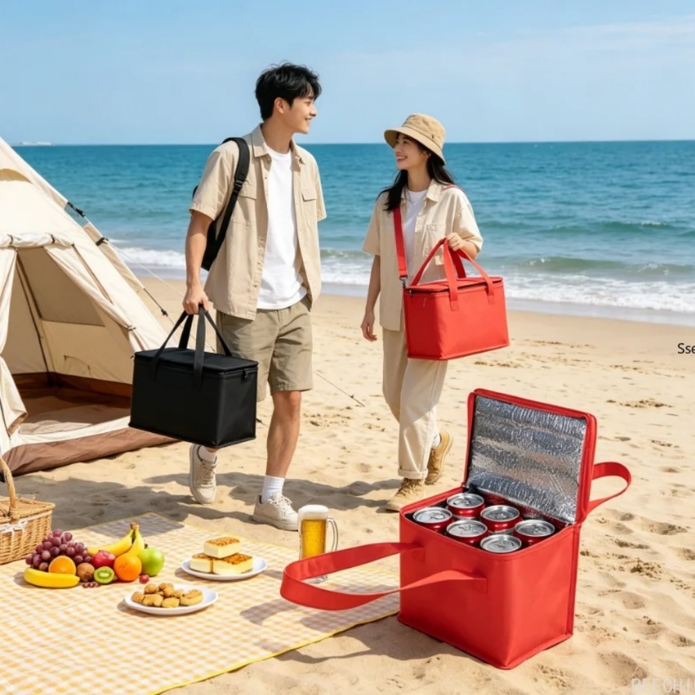 Portable Lunch Cooler Bag Fold - đánh giá và giá Food Snacks Delivery
