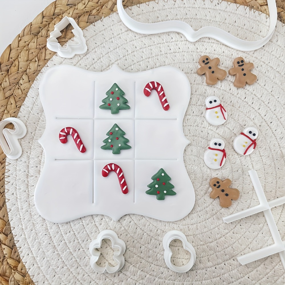 6Pcs Christmas Tic Tac Toe Coo - đánh giá và giá Cookies Pack