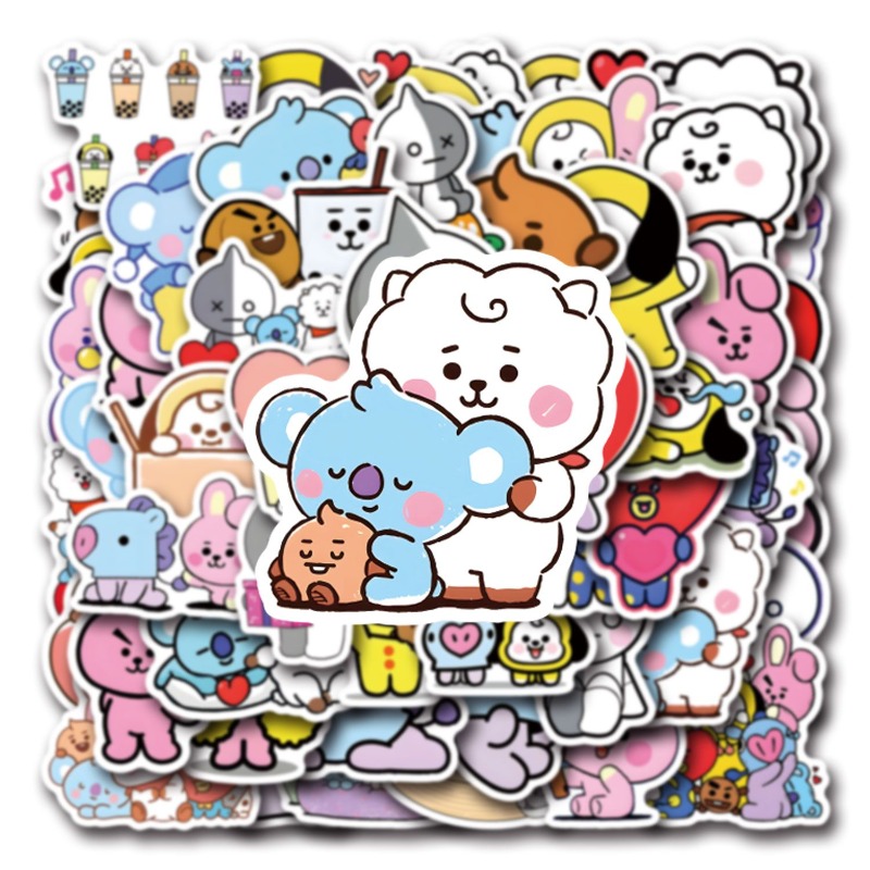 100/200PCS BT21 Chimmy Cooky k - đánh giá và giá Cookies Pack