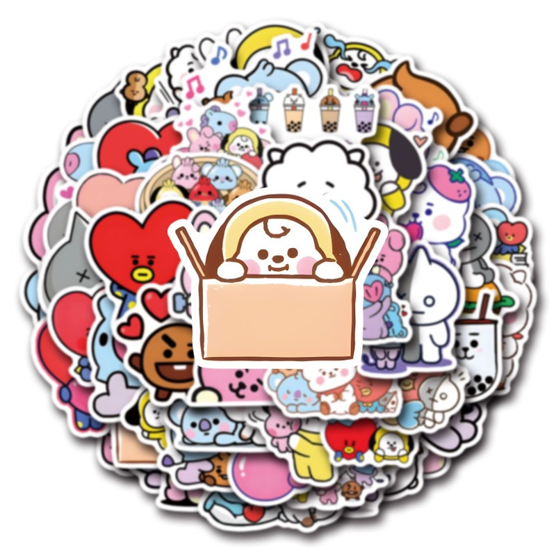 100/200PCS BT21 Chimmy Cooky k - đánh giá và giá Cookies Pack