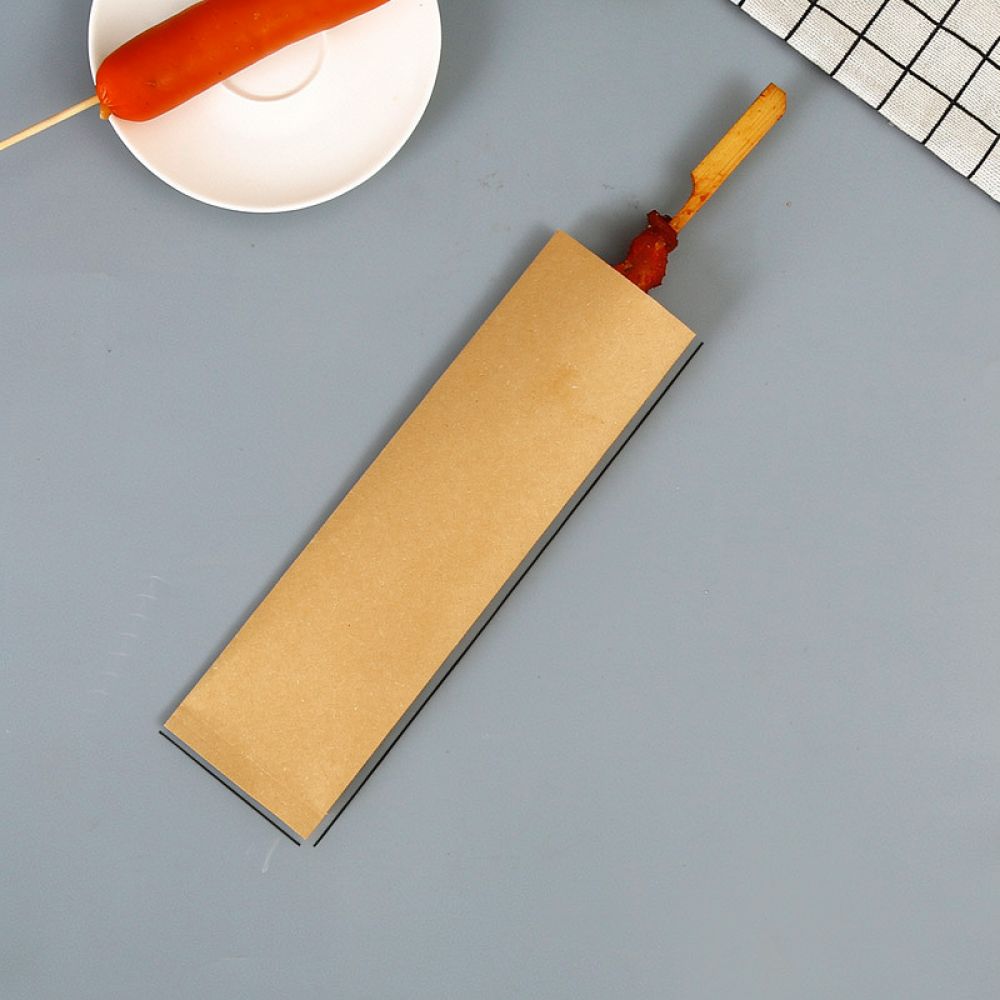 Kraft Paper Food Pouch Grease  - đánh giá và giá Food Snacks Catering