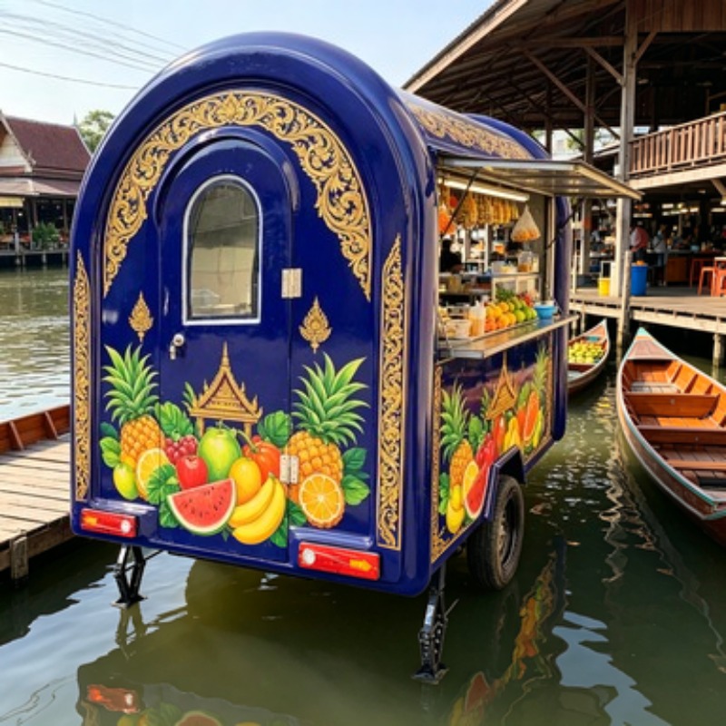 Mini Ice Cream Truck Food Cart - đánh giá và giá Food Snacks Delivery