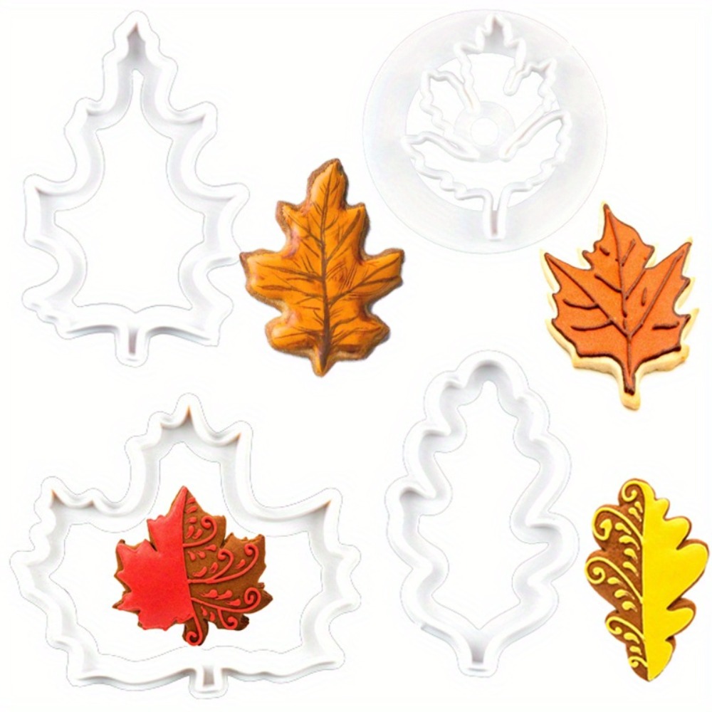 4Pcs Set Fall Leaf Cookie Cutt - đánh giá và giá Cookies Pack