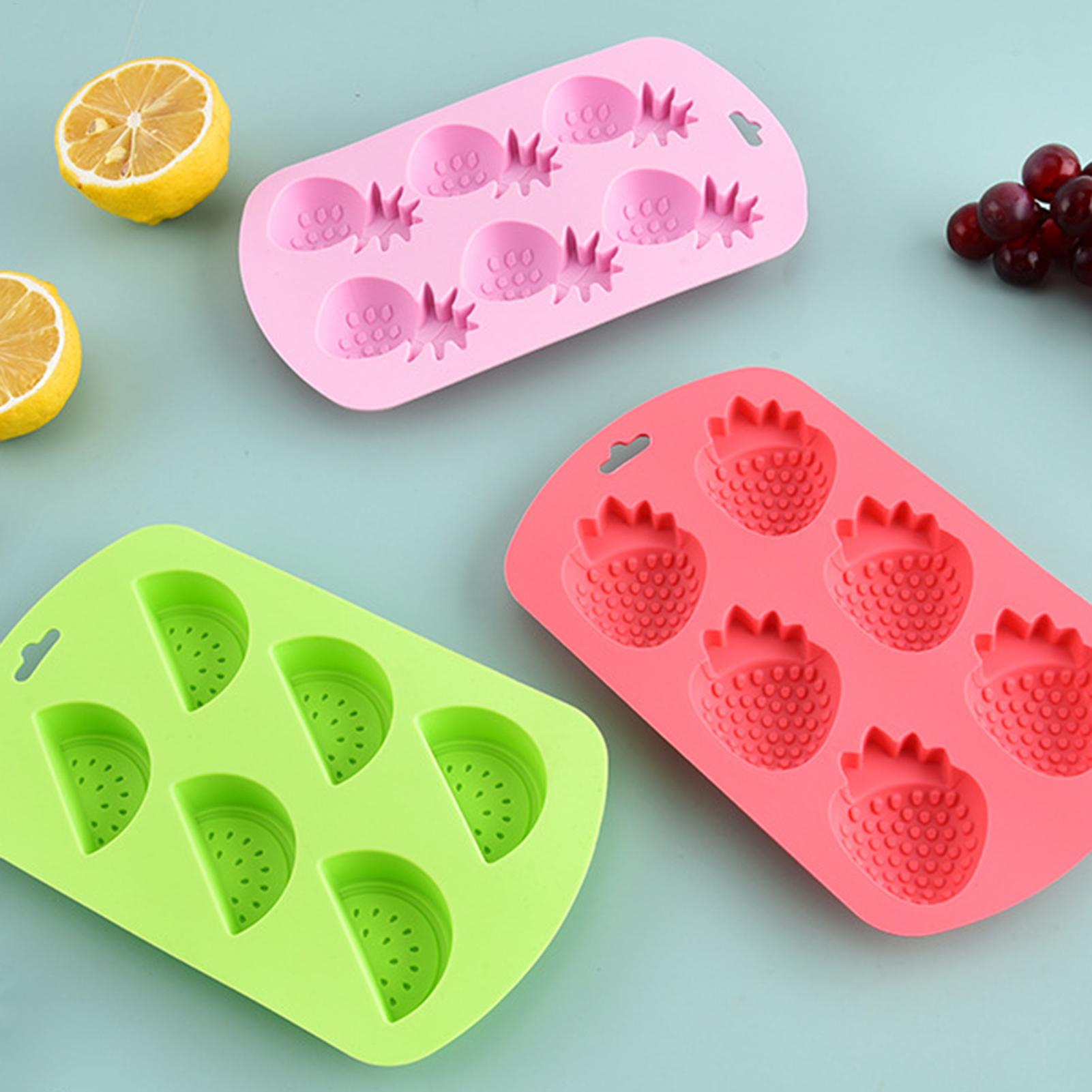 6 Cavity Fruit Shaped Silicone - đánh giá và giá Gummy Candy