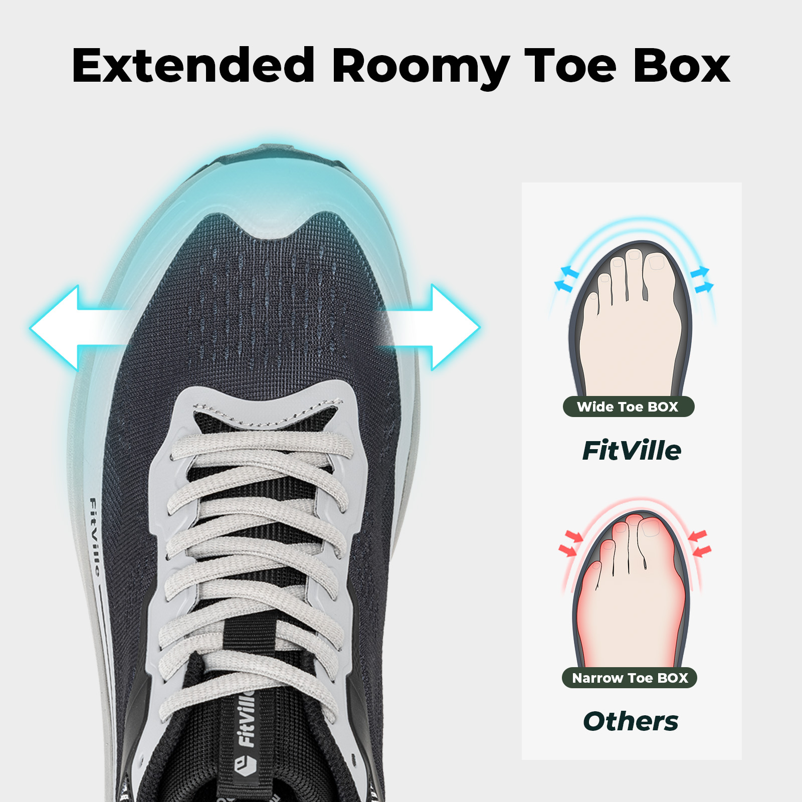 FitVille Wide Sports Shoes Wea - đánh giá và giá Trail Mix