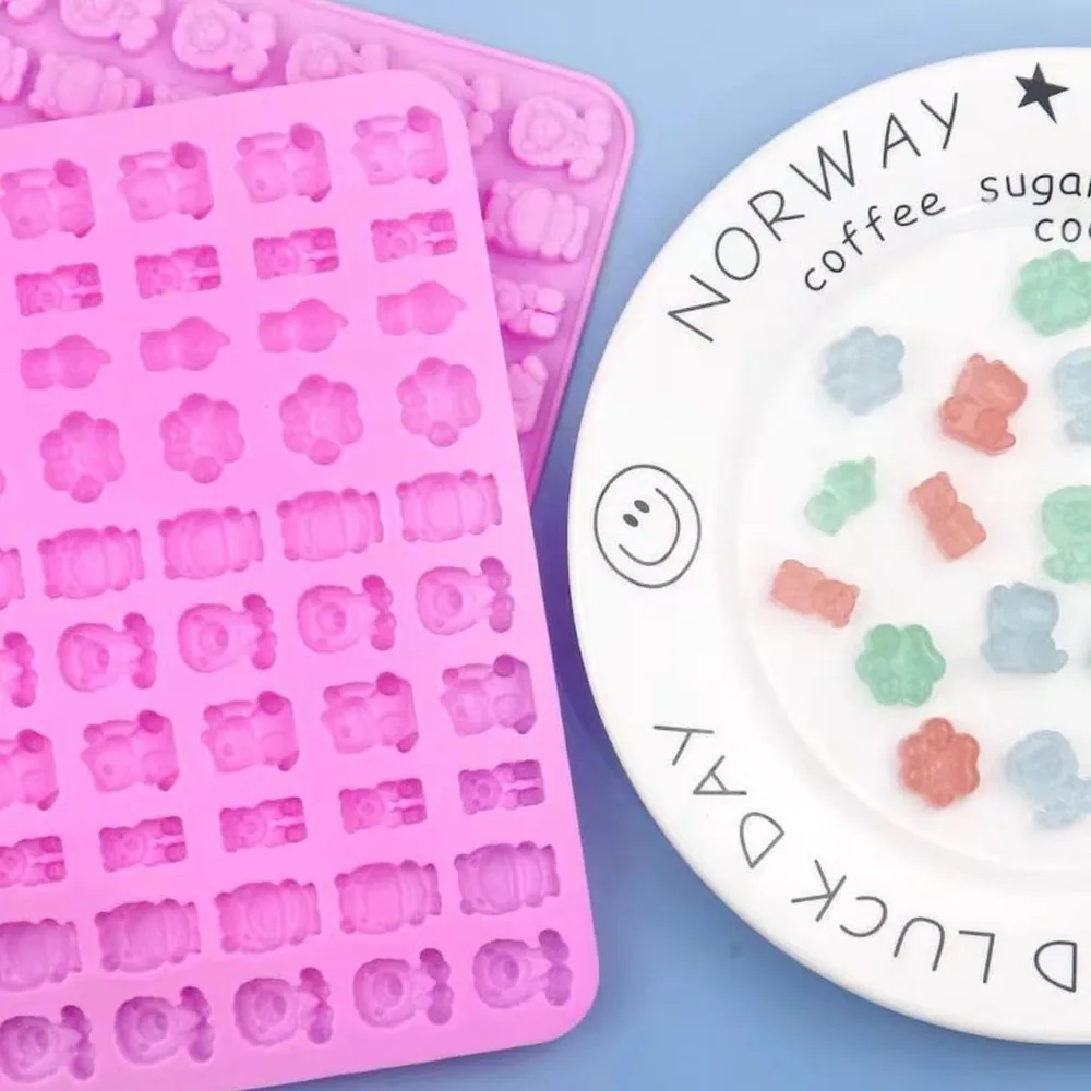 5Pcs Candy Silicone Moulds wit - đánh giá và giá Gummy Candy
